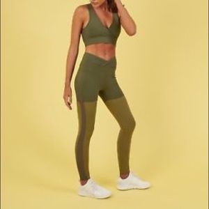 Nikki B season 2 Gymshark leggings Olive Green